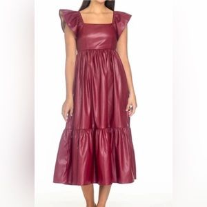 New Never Worn Red Holiday Dress with tags.